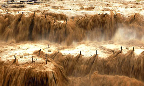 Cascade de Hukou : la scène époustouflante pour de nombreux visiteurs (2)