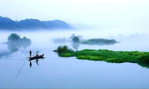 Vues féeriques du fleuve Xin'an de la province du Anhui -1