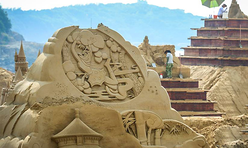 Foire des sculptures de sable marquant le sommet du G20 -2