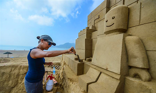 Foire des sculptures de sable marquant le sommet du G20 -3